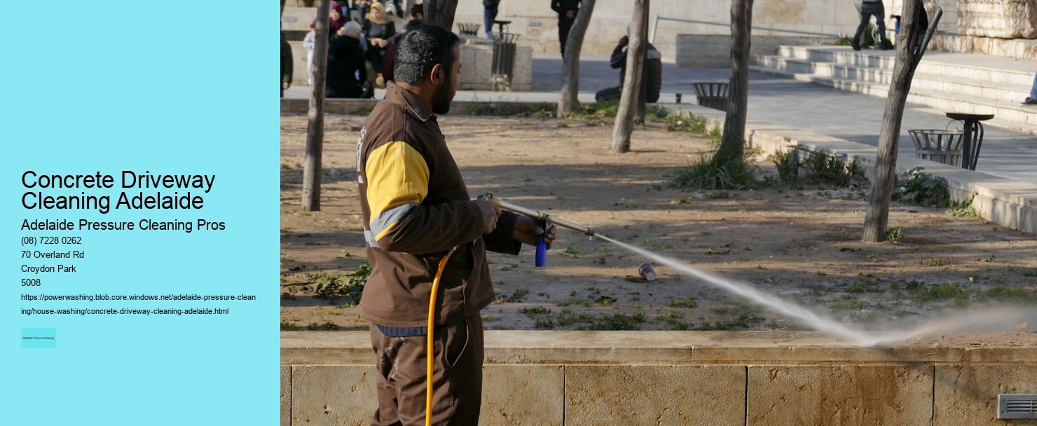 Concrete Driveway Cleaning Adelaide