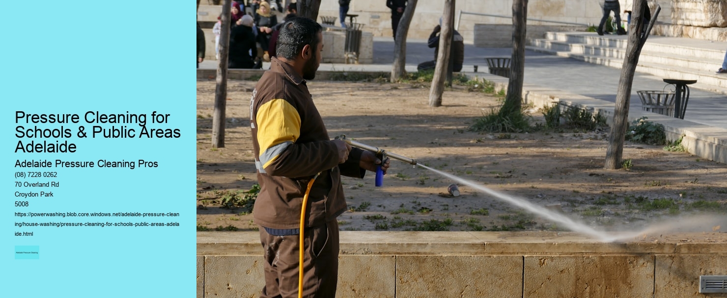 Pressure Cleaning for Schools & Public Areas Adelaide