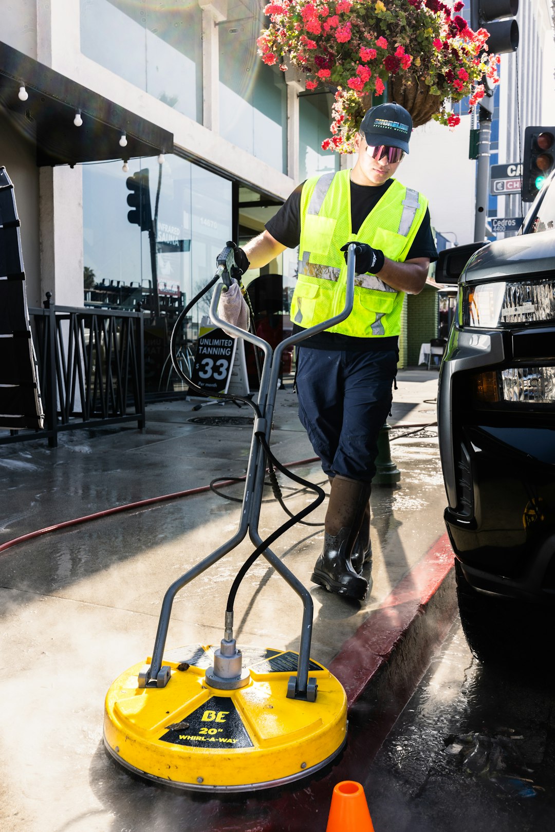 Concrete Cleaning for High-Traffic Areas