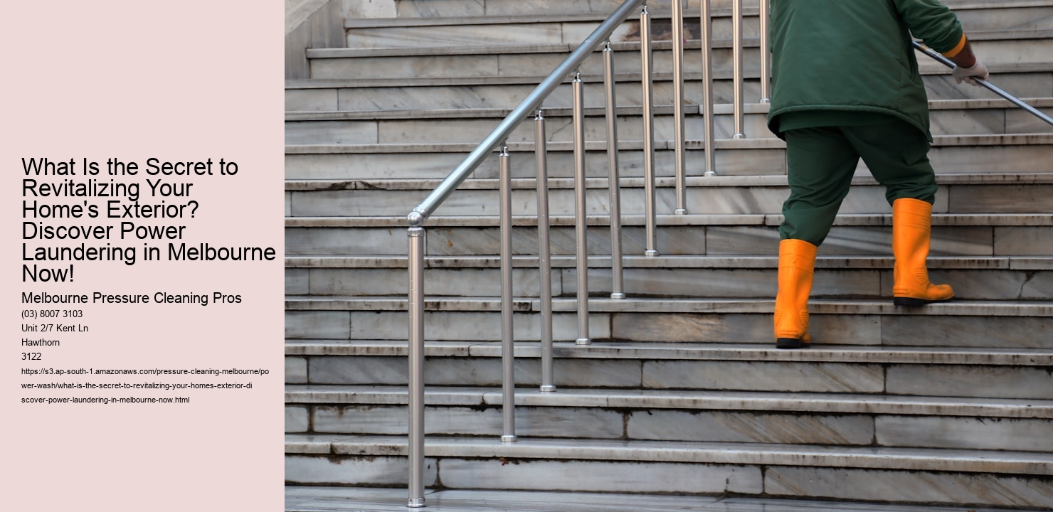 What is the Secret to a Pristine Melbourne Home? Discover Pressure Washing Magic!