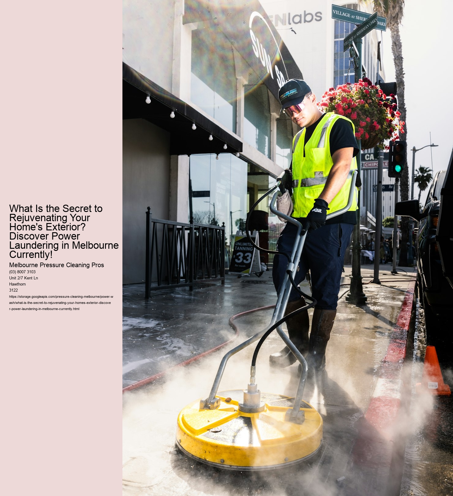 What is the Secret to a Pristine Melbourne Home? Discover Pressure Washing Magic!