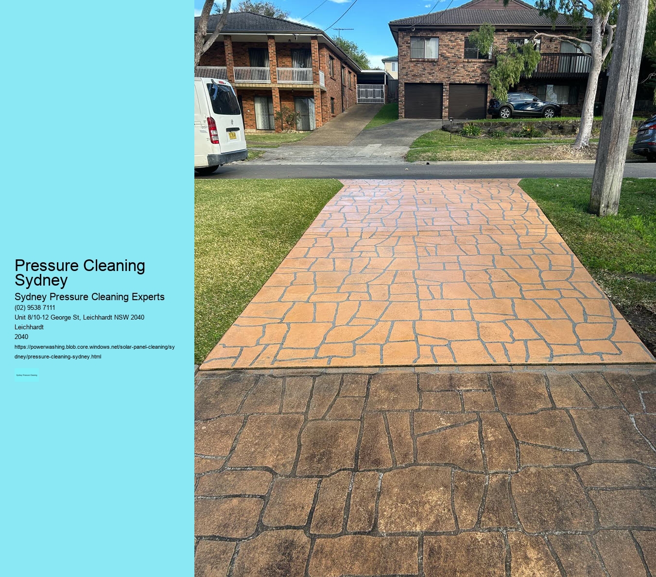 Pressure Cleaning Sydney